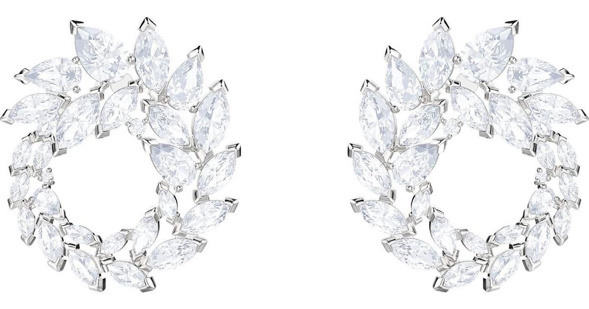 Swarovski Ohrringe Louison -Kristall weiß rhodiniert | Lyst DE