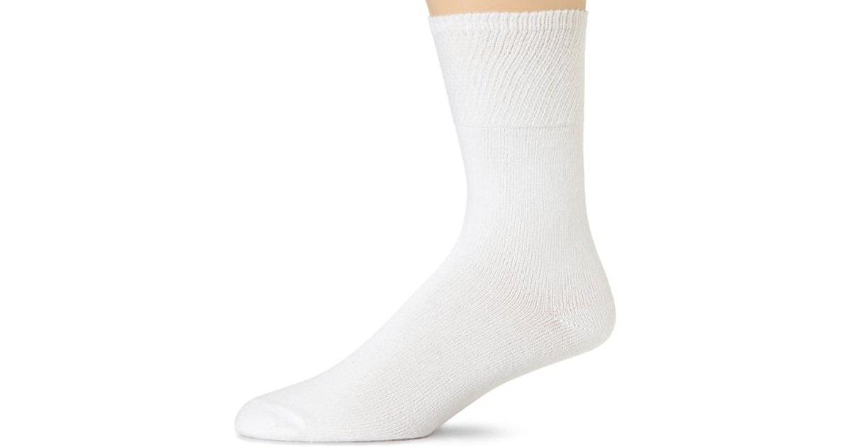 Dickies 3 Pack Industrial Strength Flatknit Crew Socks in White for Men