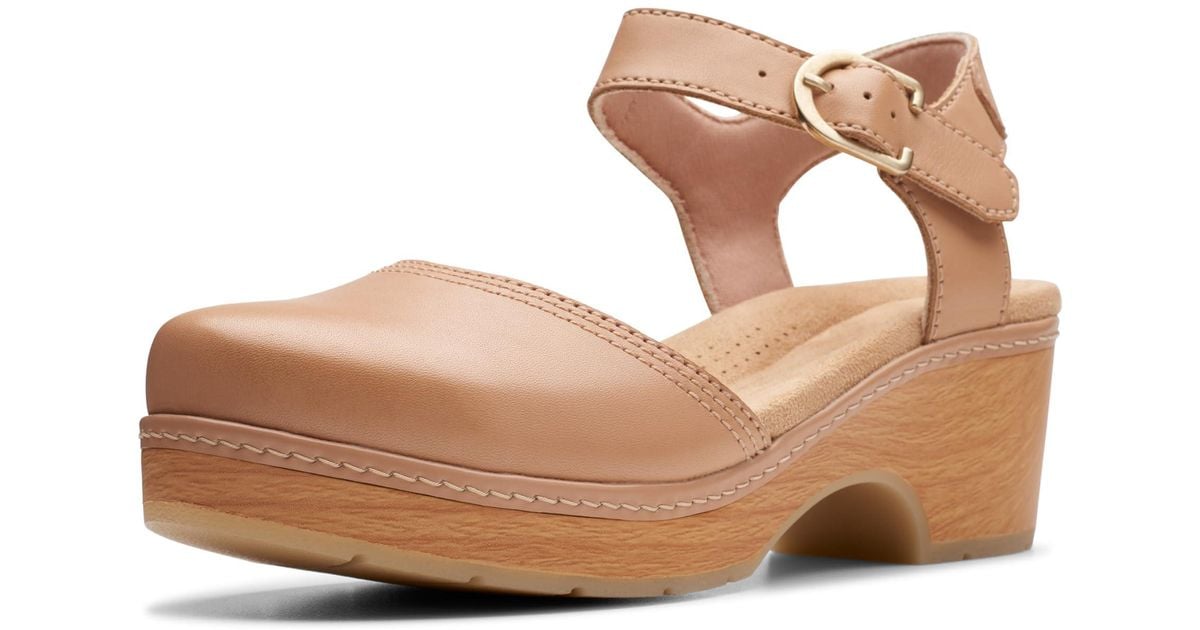 Clarks Womens Paylor Open Toe Casual Flat Sandals, Green, Size 10