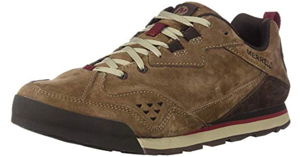 merrell men's burnt rock tura suede trainers