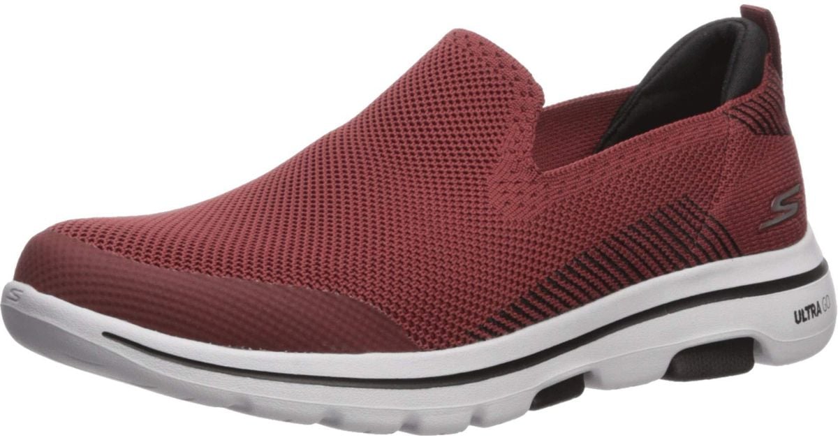 Skechers Go Walk 5-55500 Trainers Red for Men - Save 15% - Lyst