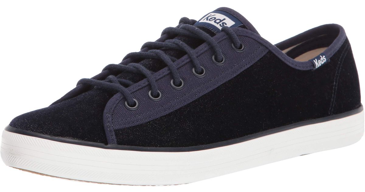 Keds Kickstart Velvet Sneaker in Navy (Blue) - Lyst