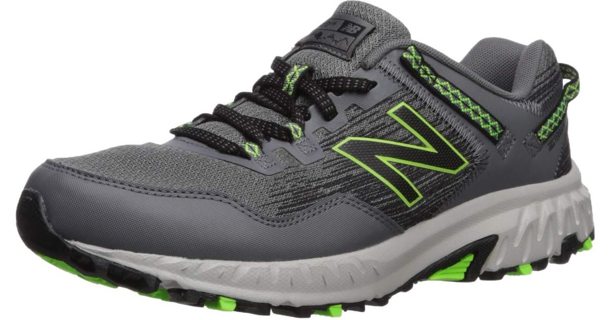 New Balance 410 V6 Trail Running Shoe in Black for Men | Lyst