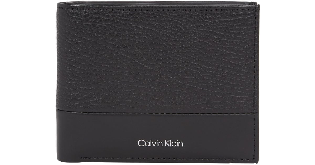 Cartera Hombre Subtle Mix Bifold de Piel Calvin Klein de hombre de