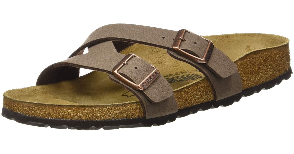 Birkenstock Mules Yao Balance Birko-Flor Nubuck Mocca Sandale in Schwarz | Lyst DE