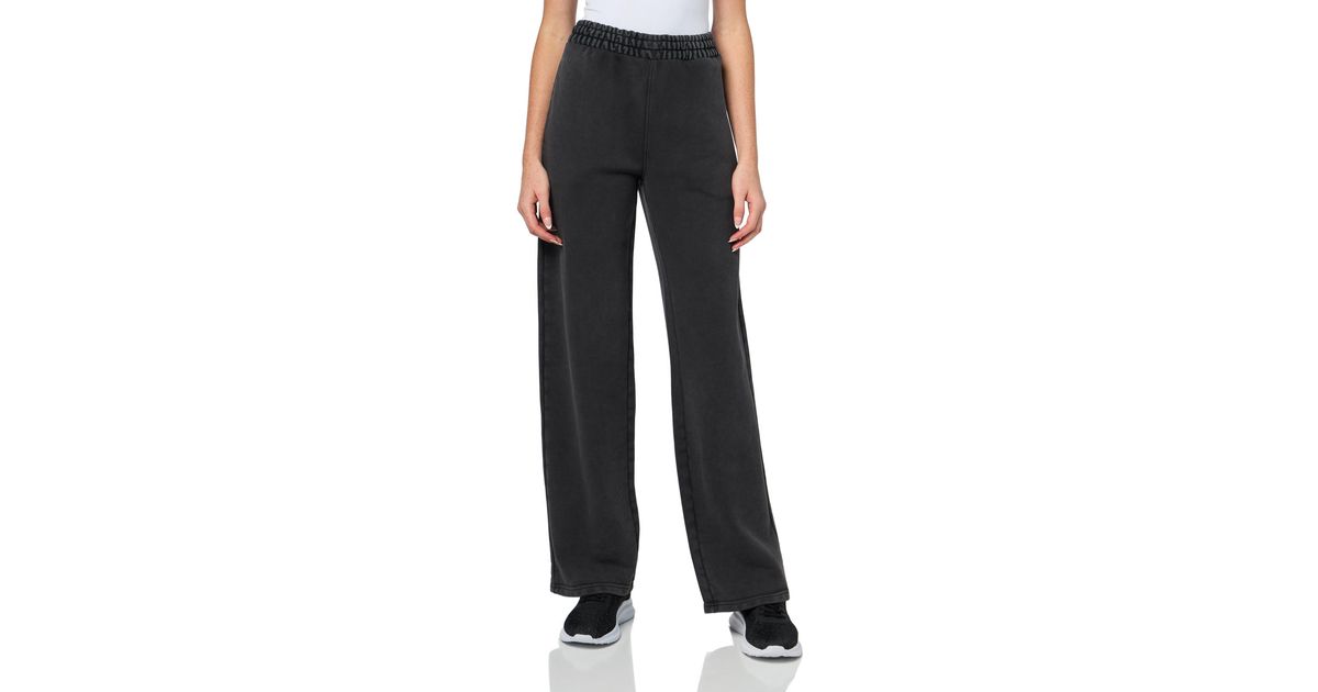 HUGO Retro Logo Loose Fit Sweatpants in Black | Lyst UK