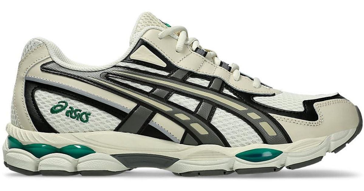 ASICS GEL-NYC 2055 28㎝ ASICS Gel-NYC 2055 Trainers Cream Dolphin Grey - Men's Trainers