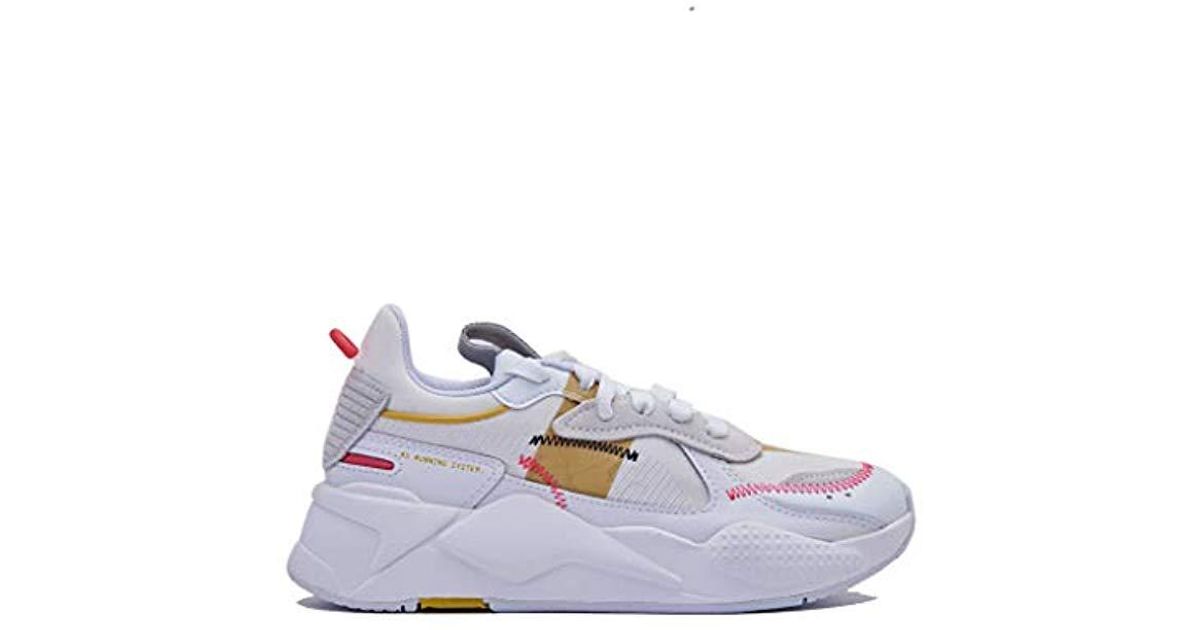 PUMA White Rs-x Proto Wns Damen Low Boot Sneaker Weiss PUMA White Rs-x Proto Wns Damen Low Boot Sneaker Weiss