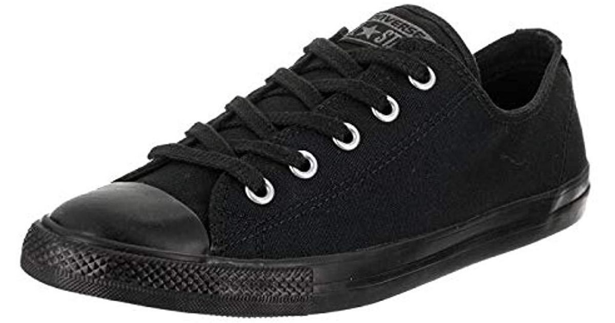 converse dainty ox black