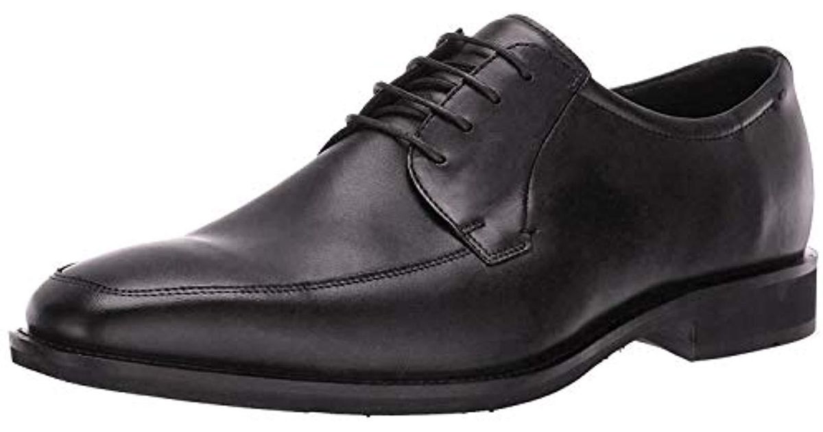 Ecco Calcan Apron Toe Tie Oxford in Black for Men Lyst UK