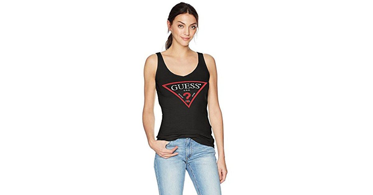 guess logo tank