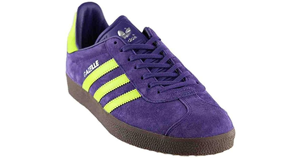 adidas gazelle purple mens