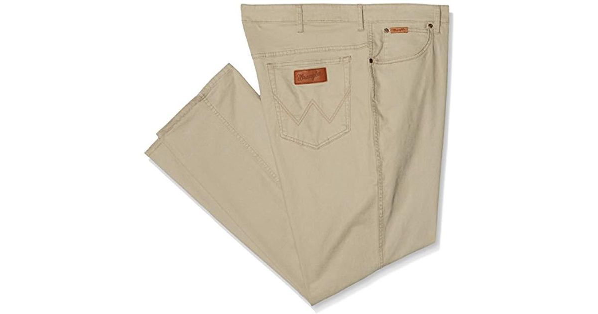wrangler texas stretch jeans camel