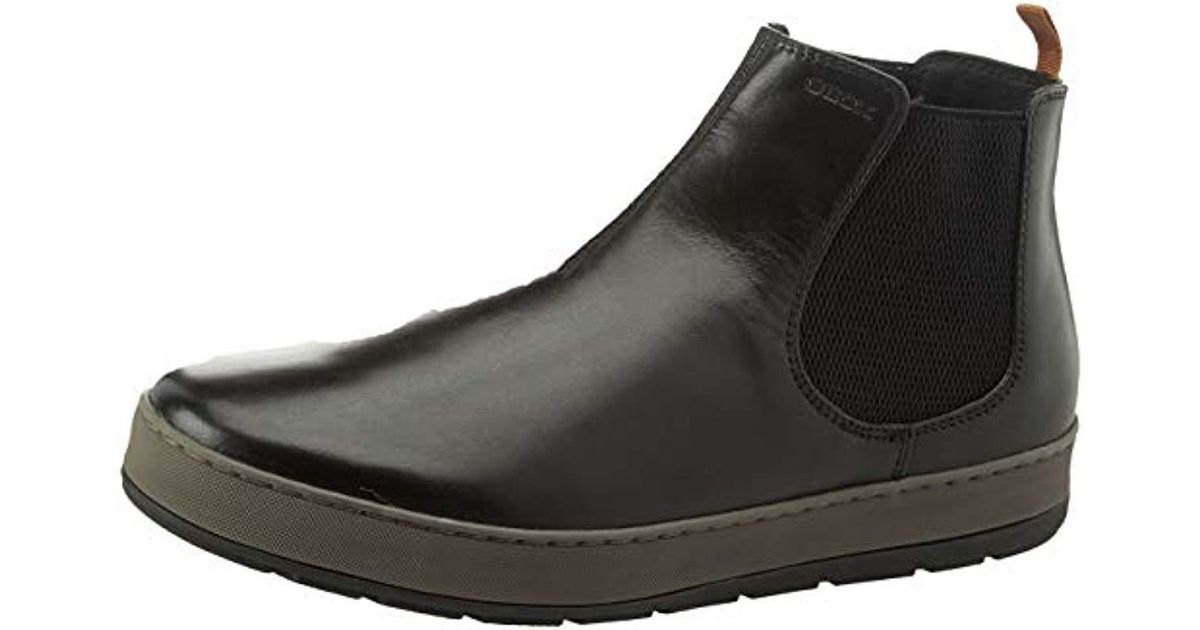Geox Mens Ariam Leather Pull-On Boot Boots Boots
