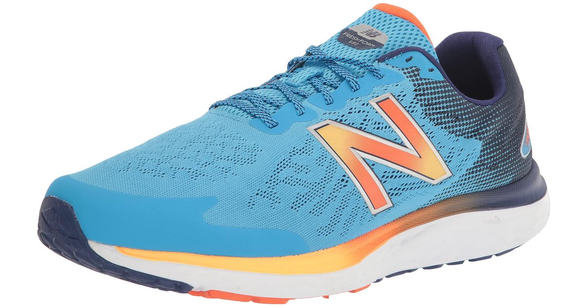 New Balance Rubber Fresh Foam 680 V7 Running Shoe in Blue for Men Lyst