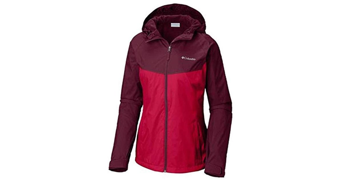columbia switchback fleece lined rain jacket