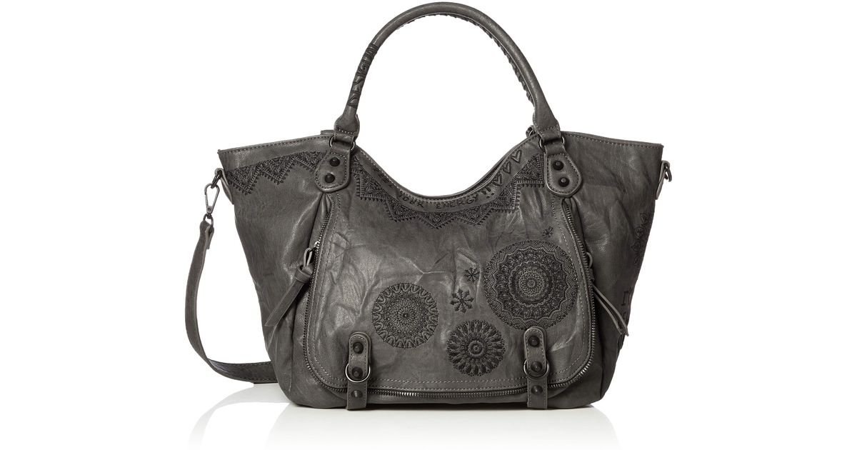 Desigual Bols Albita Rotterdam Handtasche 31 cm dark gray in Schwarz | Lyst  DE