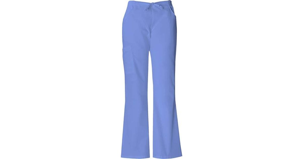 Dickies Blue Scrubs Back Elastic Cargo Pant