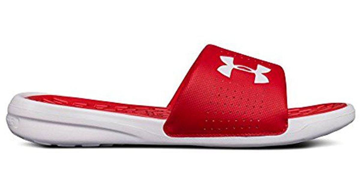 under armour men's playmaker fix slide sneaker