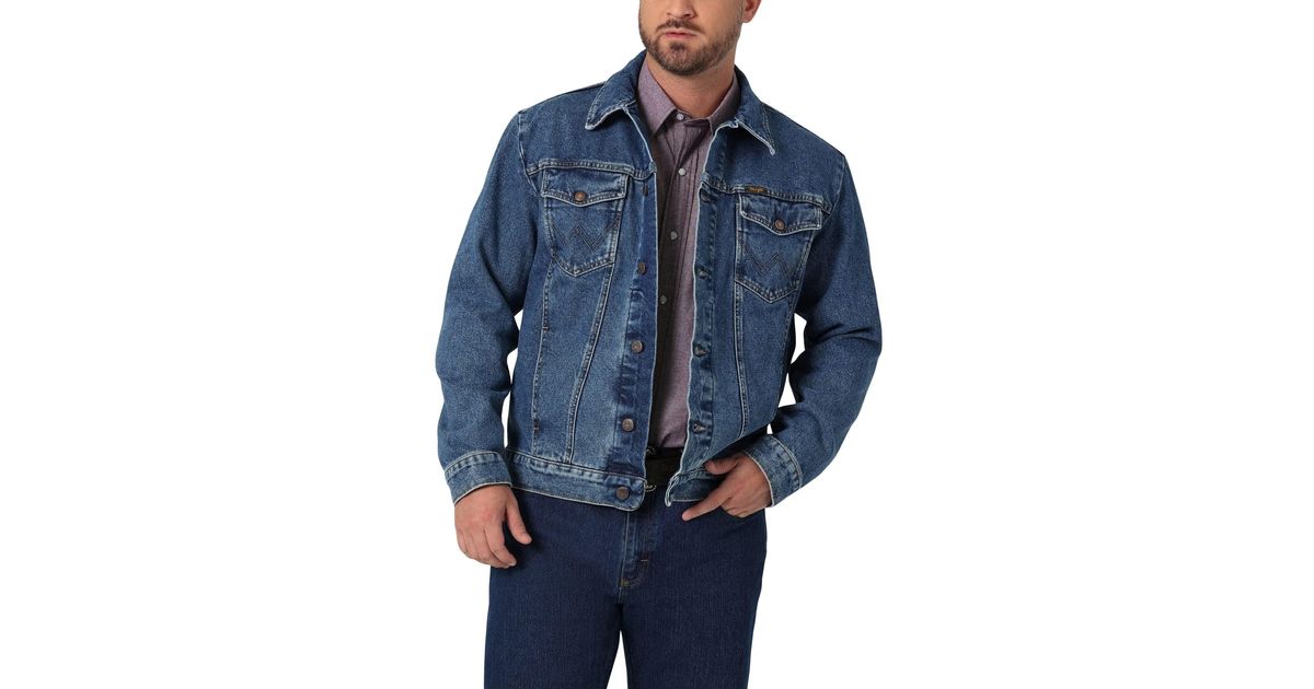 Herren Jeansjacke Oversized - Vintage, Denim, Cowboy-Schnitt, M-3XL