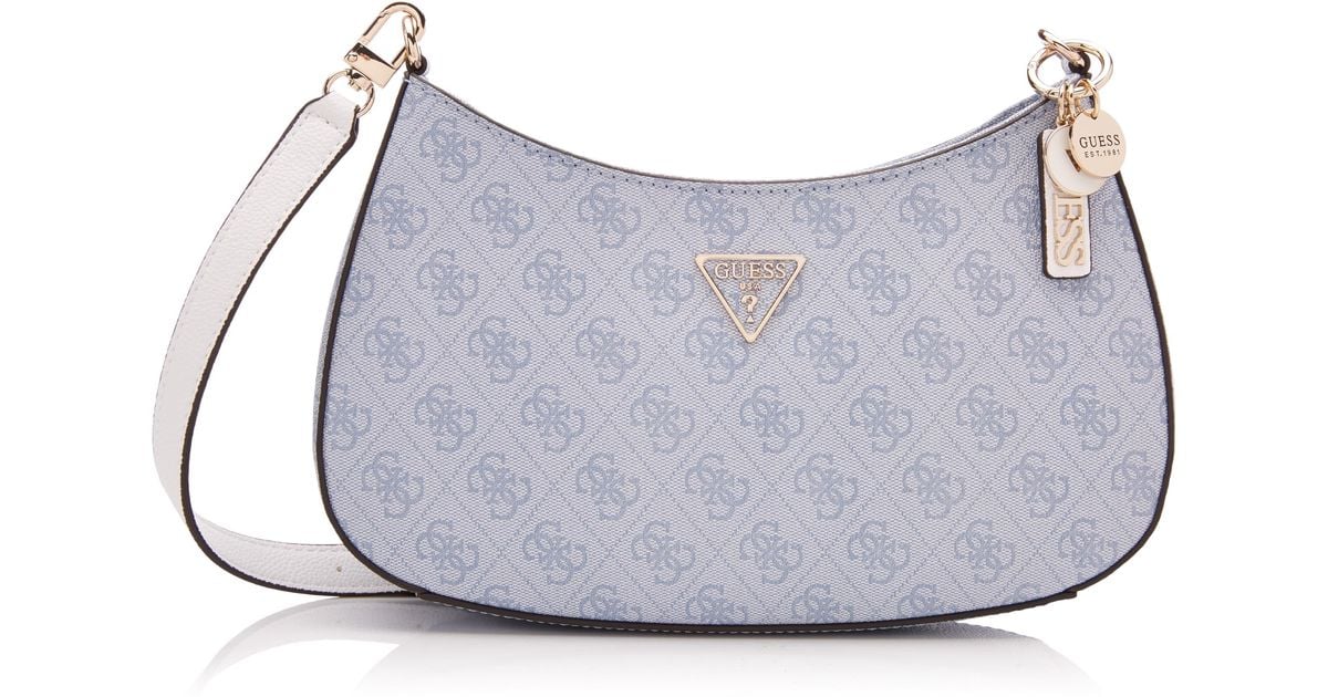 Guess Noelle Top Zip Shoulder Bag in Purple Lyst