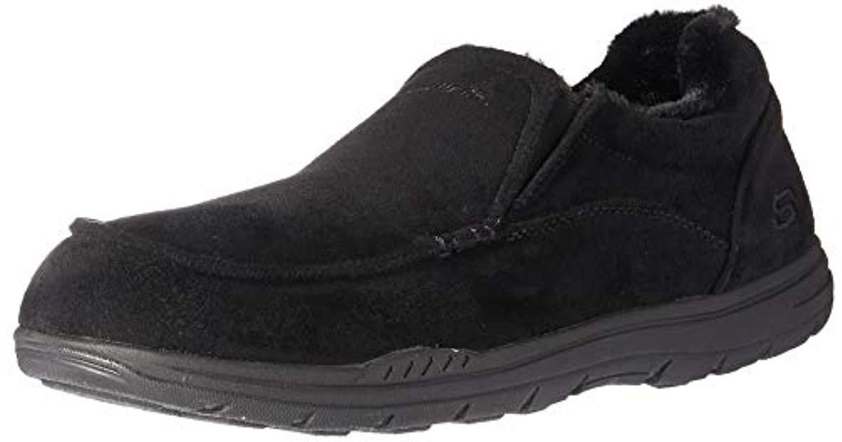 Skechers leather deals slippers
