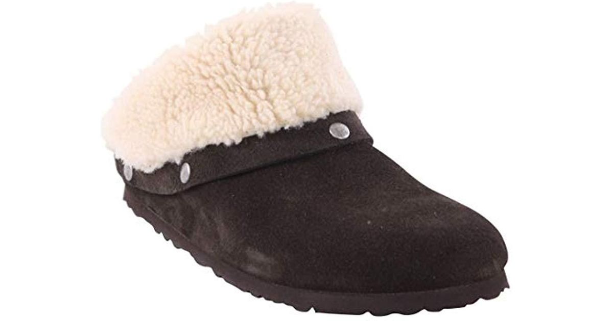 furry birkenstock clogs