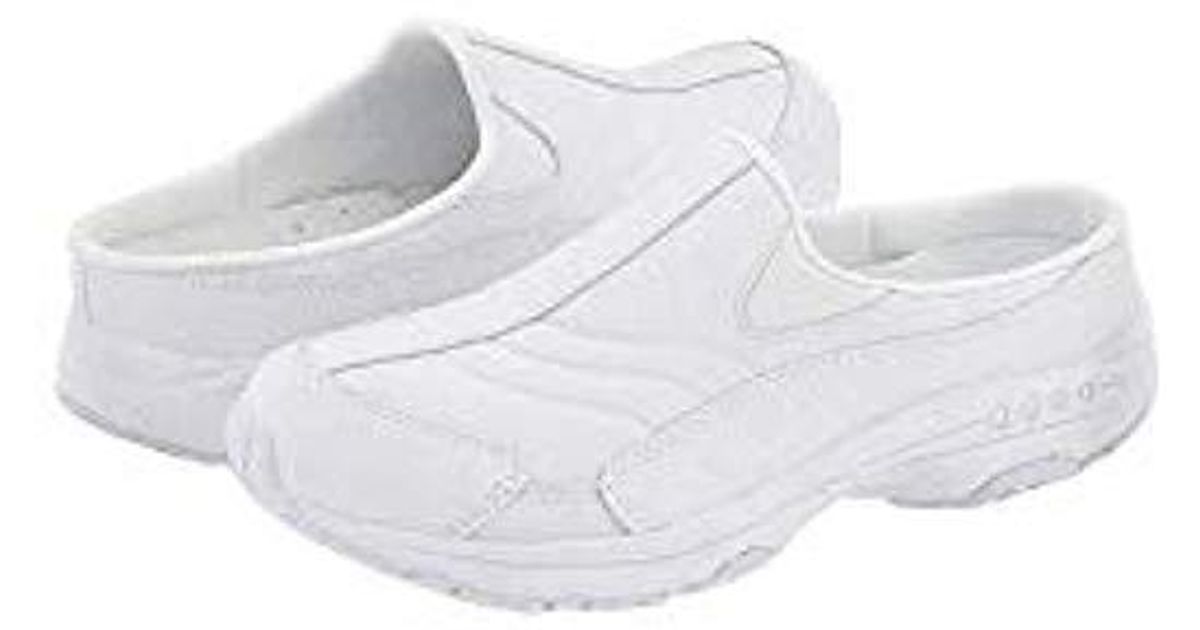easy spirit traveltime white leather
