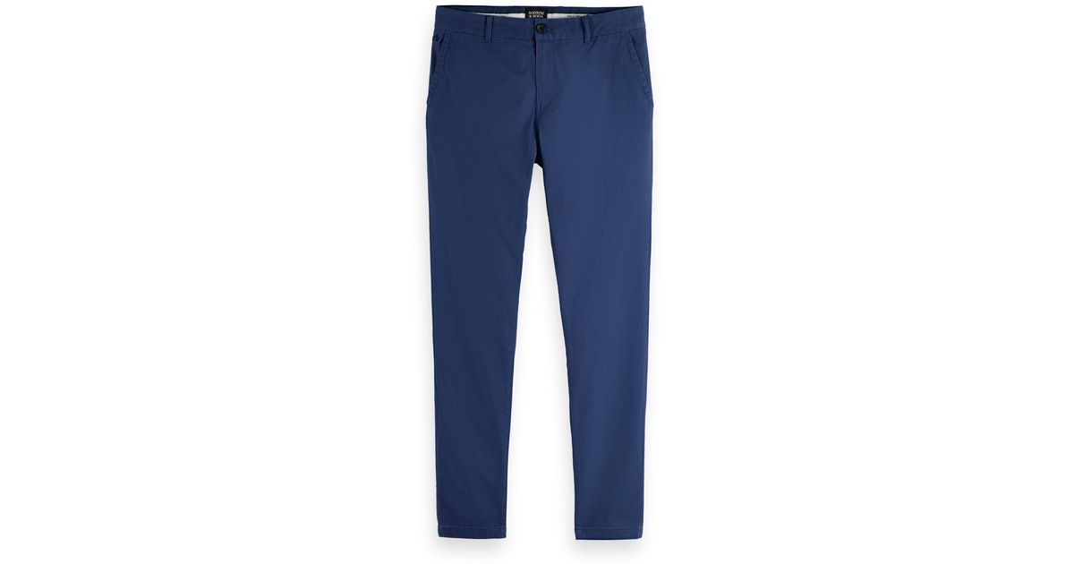 Scotch & Soda Mott Tailored Chino - Slim Fit, Antra Visgraat 021, 31W / 32L