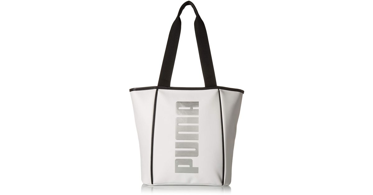 puma white handbag
