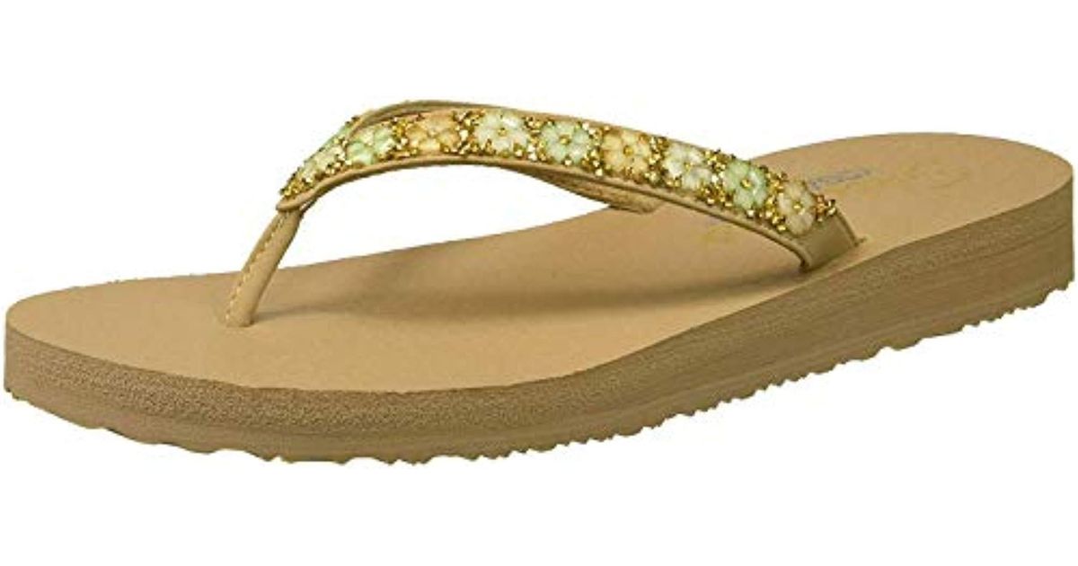 skechers daisy flip flops