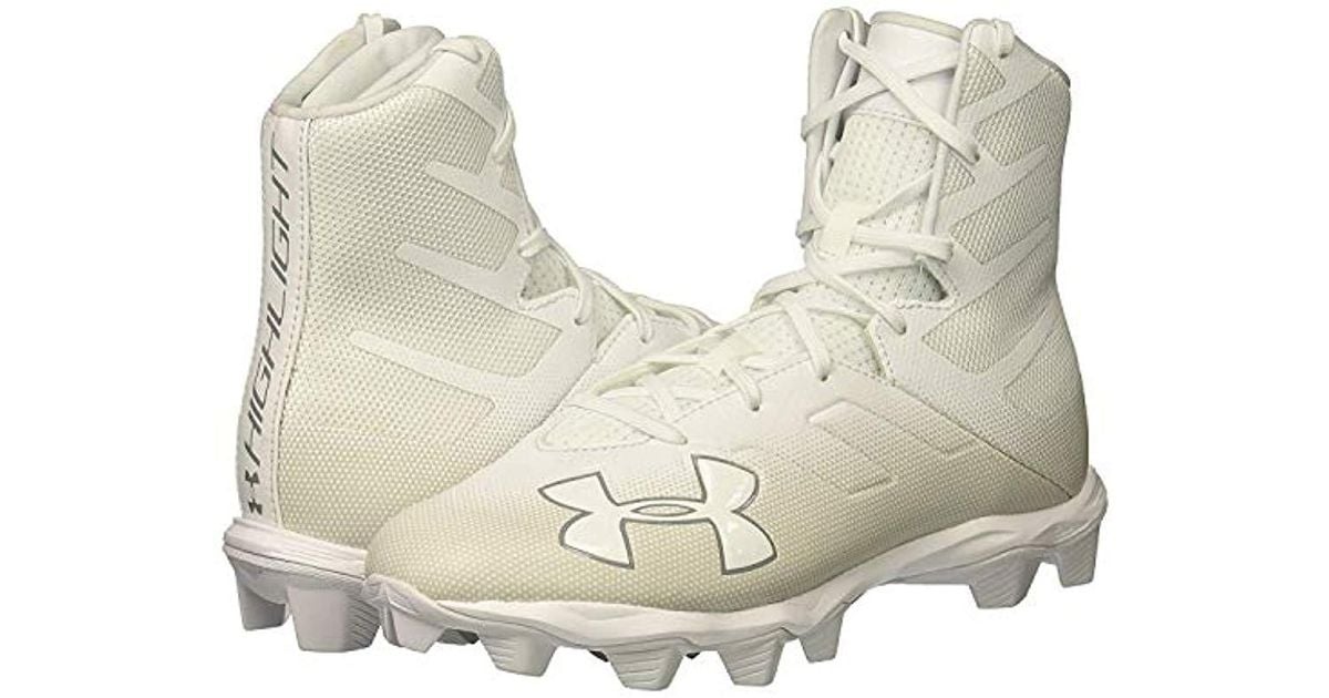 8.5M Under Armour Mens Highlight Select Mc Red High-Top Football Shoe