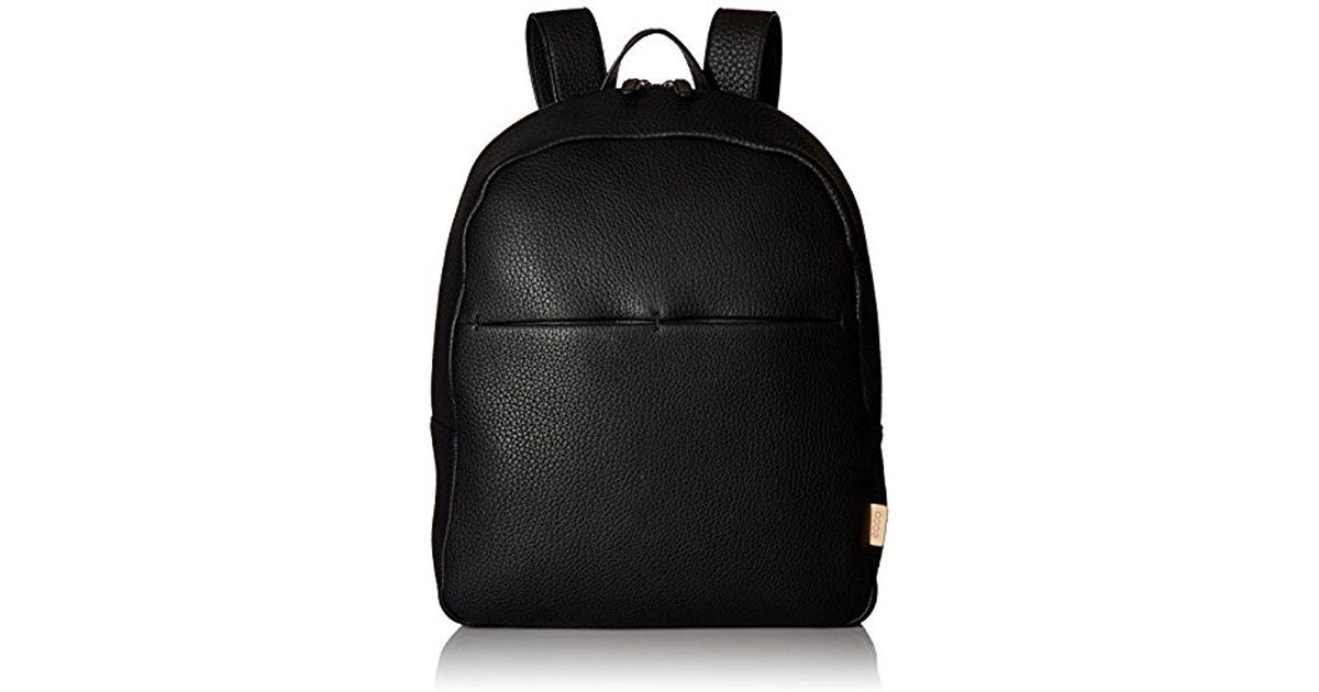 Ecco Leather Mads Backpack in Black for Men - Lyst