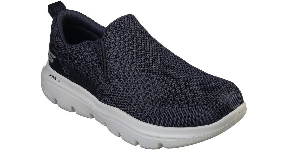 Skechers Go Walk Evolution Ultra-impeccable Sneaker in Navy/Gray (Blue ...