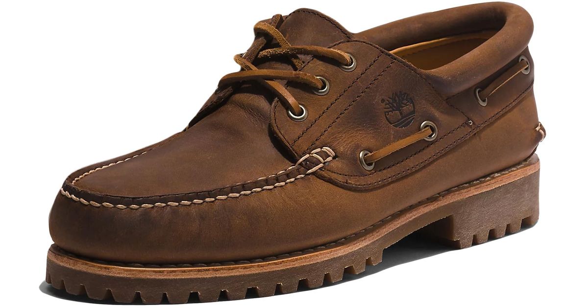 Timberland S Authentics Eye Classic Lug Leather Wheat Shoes 11