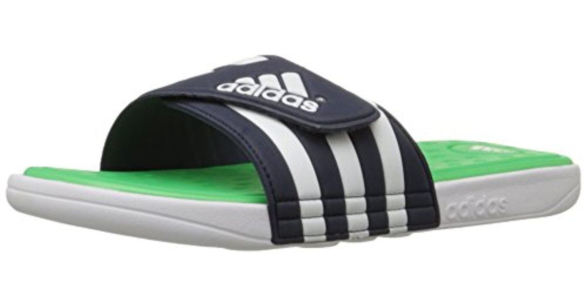 green adidas sandals