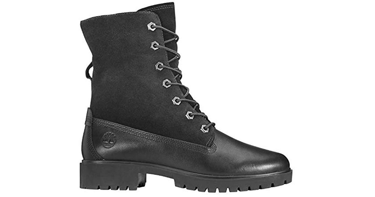 timberland black teddy fleece boots