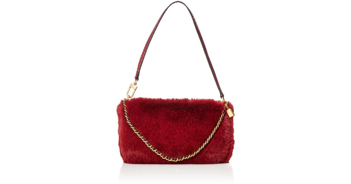 Guess Katey Luxe Mini Top Zip Shoulder Bag in Merlot (Red) - Lyst