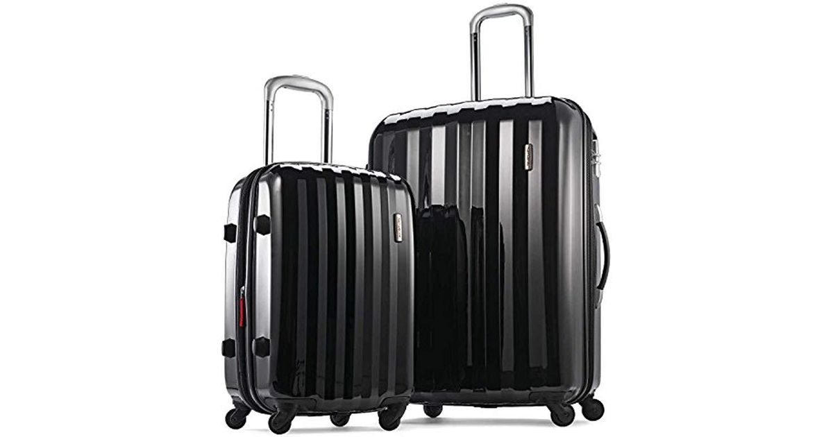 samsonite black luggage set