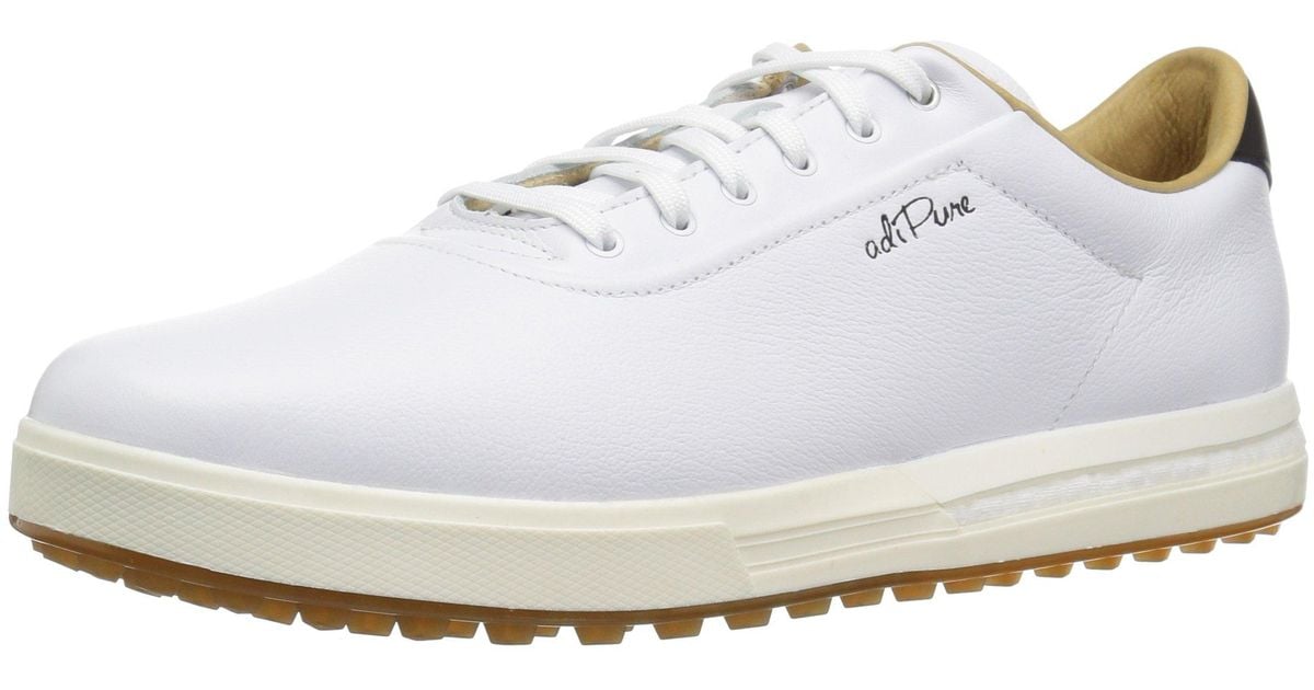 adidas Adipure Sp Golf Shoe in White for Men | Lyst