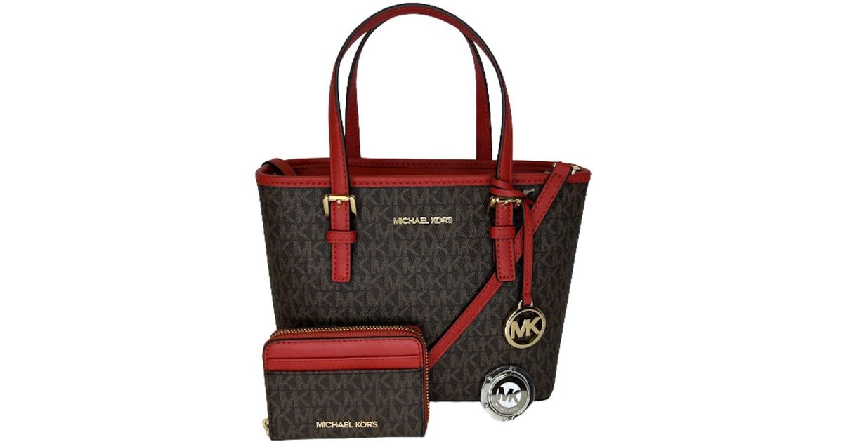 Michael Kors Michael Jet Set Travel Xs Carryall Convertible Top Zip