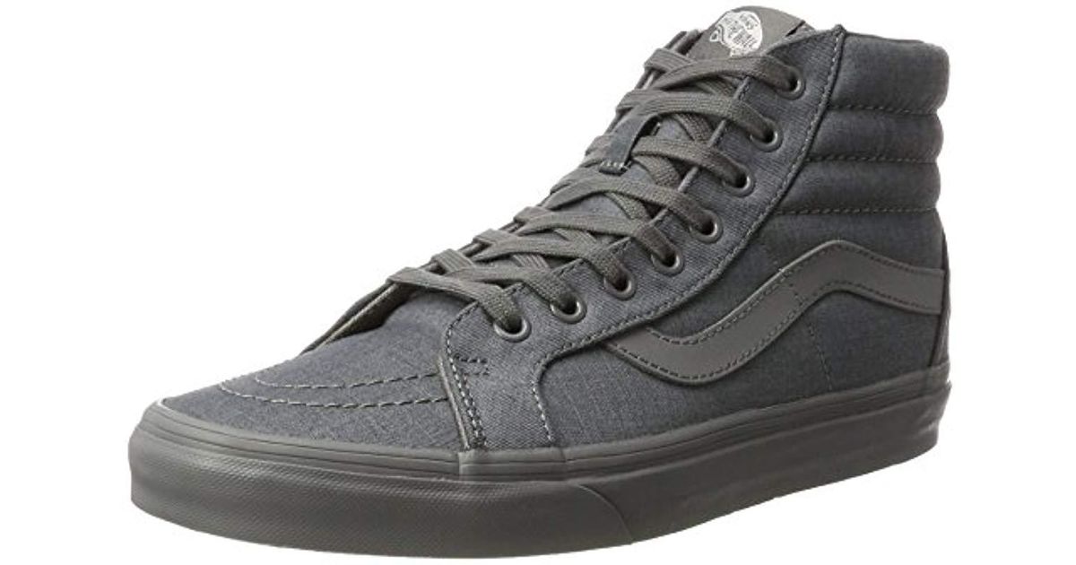 vans sk8 hi gray