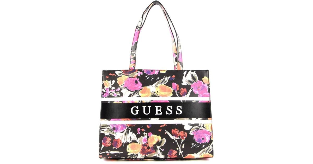 Monique Tote Bag Floral Multi Guess Lyst