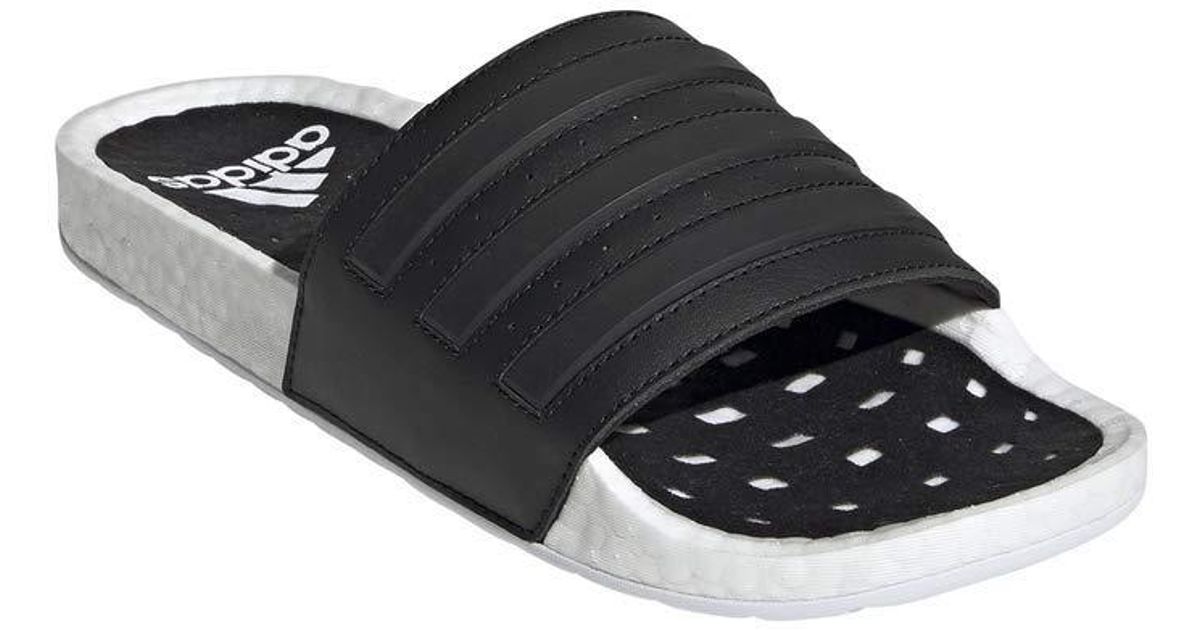 adidas Unisex Adults' Adilette Boost Slide Sandal in White - Lyst