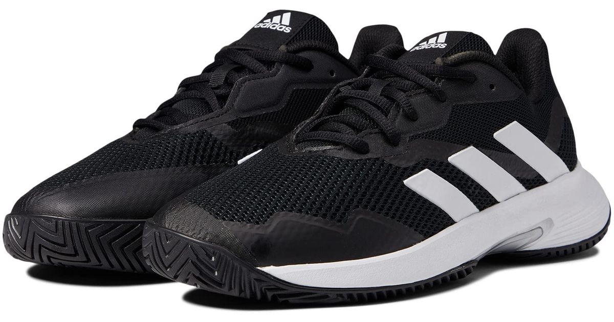 adidas Courtjam Control Tennis Shoe in Black | Lyst