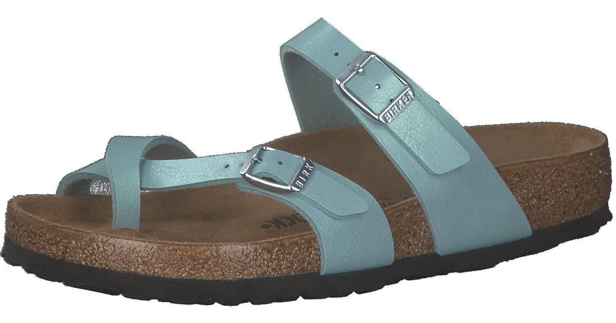birkenstock madrid graceful faded aqua
