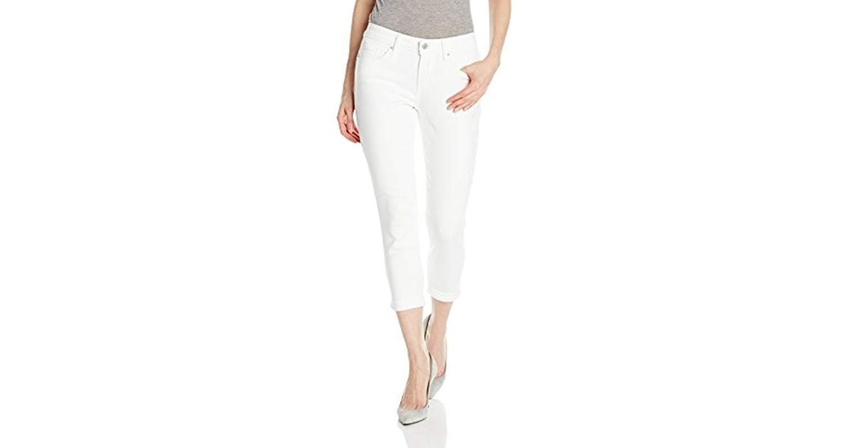 levi's mid rise skinny crop