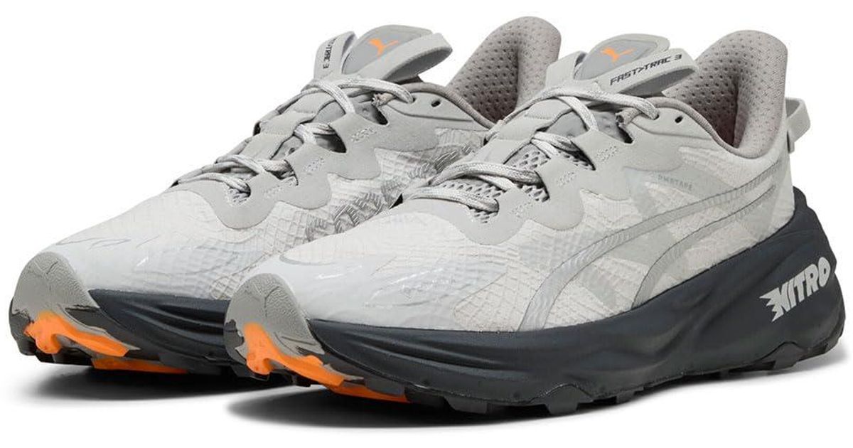 PUMA Fast-trac Nitro 3 Gtx Running Shoes Uk 10 Grey in White for Men ...