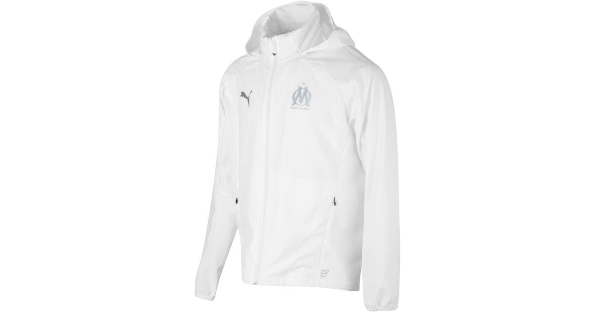 Om Veste de Pluie Blanche PUMA pour homme en coloris Blanc - Lyst