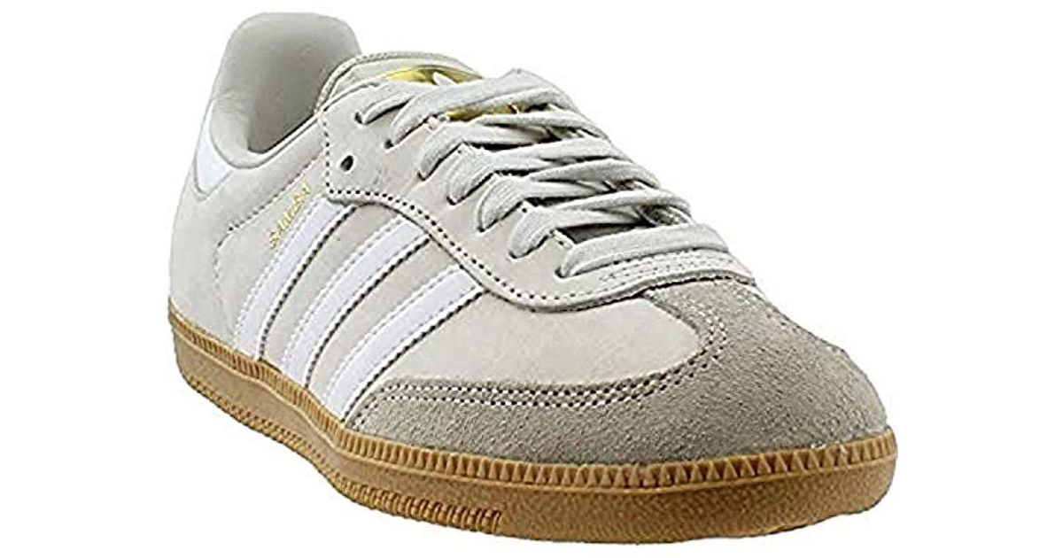 white samba trainers